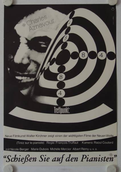 Shoot the Piano Player re-release german movie poster